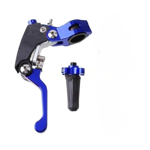 Leviers de frein et d'embrayage pliables 360° de course avec poignée ergonomique pour pilote cross