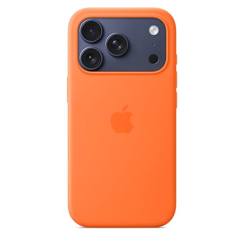 Image of Apple iPhone 17 Pro Silicone Case with MagSafe - Orange 