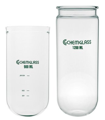 CG-1611-25 Series CG-1611 Model P/N 149120 Freeze Dry Flask, Virtis Style, 1200 mL