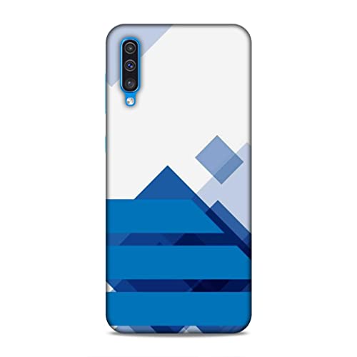 Image of Printed Mobile Back Hard Case Cover for Samsung Galaxy A50 / A50s / A30s | Blue, Graphics Art, Cool Pattern-8