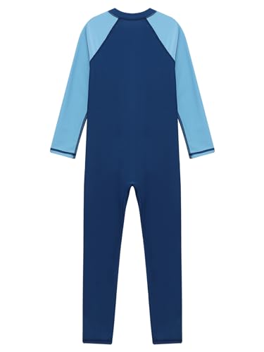 Girls/Boys One-Piece Full Body Swimwear Kids Long Sleeve Zipper Sport Swimsuit UPF 50+ Rash Guard4