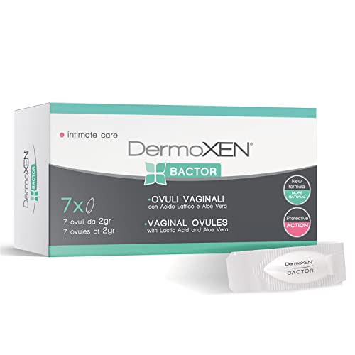 DermoXEN Bactor Czopki z Kwasem Mlekowym do Pochwy-Leczenie Infek...