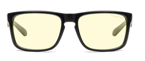 Gaming Glasses | Blue Light Blocking Glasses | Intercept /Onyx by Gunnar | , 100% UV Light, Anti-Reflective To Protect & Reduce Eye Strain & Dryness