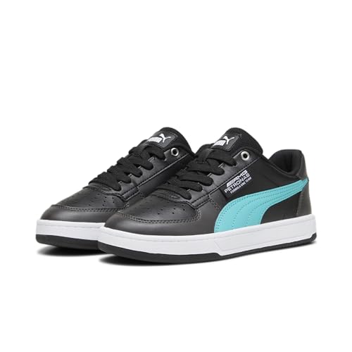PUMA Mercedes AMG Petronas Shoes MAPF1 Caven 2.0 Sneaker, 6.5 US Unisex Big Kid, Black-Sheen Green3