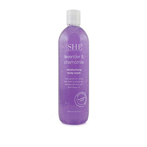 OM She Aromatherapy – Coffee and Coconut Body Wash - 16.9oz (500ml) (Lavender & Chamomile)