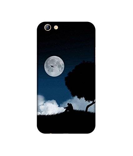 Image of Solitude Tree Design Printed Silicon Soft TPU Back Case Cover for Oppo F3 Plus 4G