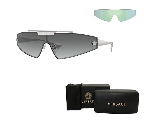 Versace VE2265 Shield Sunglasses for Women +BUNDLE with ACCESSORY EYEWEAR KIT3