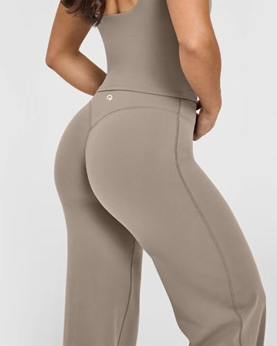 Image of OQQ Yoga Pants Women Casual Soft Straight Leg Bottoms