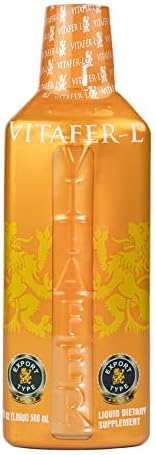 Vitafer-L Gold AMC Suplements for Men and Woman - Liquid Multivitamin Supplement for Tiredness, Fatigue & Stress Reliedf - B Complex Vitamin Suplement…