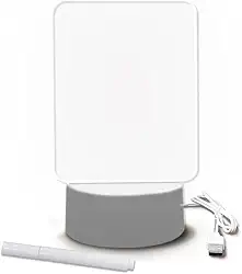 Luminária 3D LED Quadro De Mensagem - Presente Criativo - Decoração Romântica Quarto - Luminária USB Decorativa - Presente Romântico