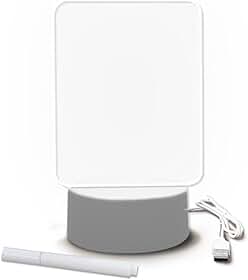 Luminária 3D LED Quadro De Mensagem - Presente Criativo - Decoração Romântica Quarto - Luminária USB Decorativa - Presente Romântico