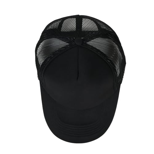 Image of TZ Promise Men Women Foam Trucker Hat Mesh Cap Solid Colors Lightweight with Adjustable Snapback Collection
