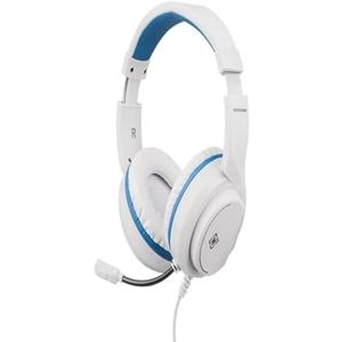 Deltaco GAM-127-W Kopfhörer/Headset mit Kabel, Gaming-Helm, Blau, Weiß