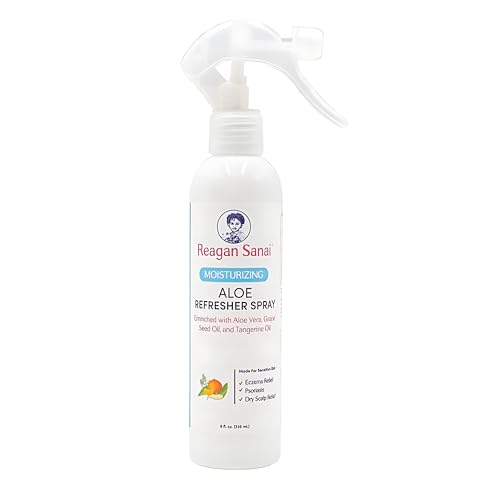 Reagan Sanai Moisturizing Aloe Refresher Hair Spray 8 Oz Organic Hairspray With Strengthen Hair cover