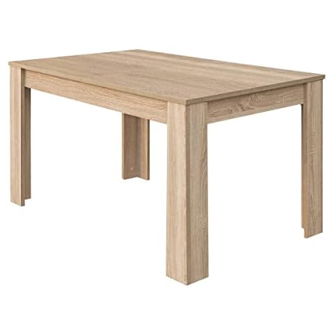 Habitdesign Mesa de Comedor Extensible, Acabado en Roble Canadian Cover