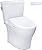 TOTO WASHLET+ Aquia IV Arc Two-Piece Elongated Dual Flush 1.28 and 0.9 GPF Toilet with S7 Contemporary Bidet Seat, Cotton White - MW4484726CEMFGN#01