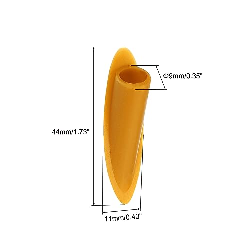 Image of MECCANIXITY 9mm Plastic Pocket Plugs, Wood Plugs Covers Slant Hole Caps for Pocket Hole Jig Working Tool Accessories, Light Brown Pack of 200