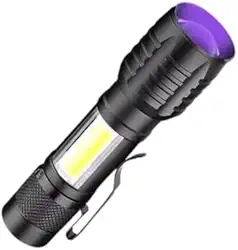 Lanterna Recarregável Luz Negra Uv Resistente A Água potente PREMIUM