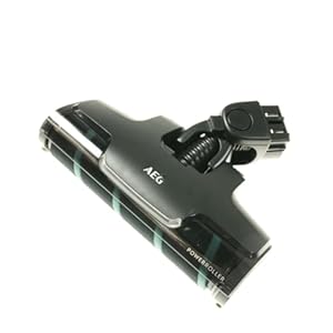 AEG AZE137 Power-Softrolle (Bodendüse ideal für Hartböden, hervorragende Saugkraft, LED Frontlichter, Feinstaub & XXL Partikel, schonende Reinigung, passend für QX6, QX7, QX8-2, QX9, schwarz)