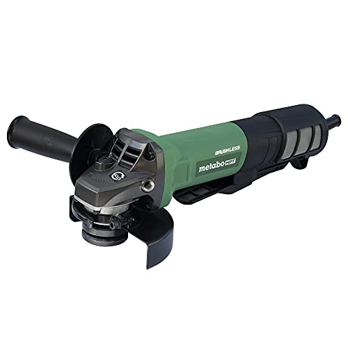 Metabo Hpt Angle Grinder | 4-1/2-Inch | Paddle Switch | 12-Amp | Ac Brushless Motor | Electric Brake | Kickback Reduction | G12Byeq , Green #TOP19