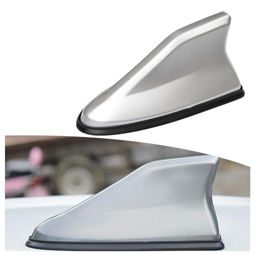 Antena aleta de tiburón plateada para techo de coche Peugeot Rifter 2018-2024