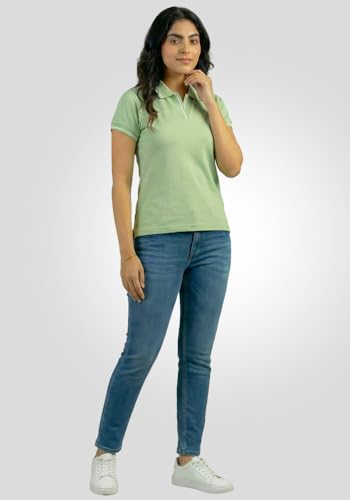 Image of Wear Your Opinion Womens Premium Pique Polo Collar Neck T-Shirt Womens Premium Pique Polo Collar Neck T-Shirt (Design: Tipped Polo)