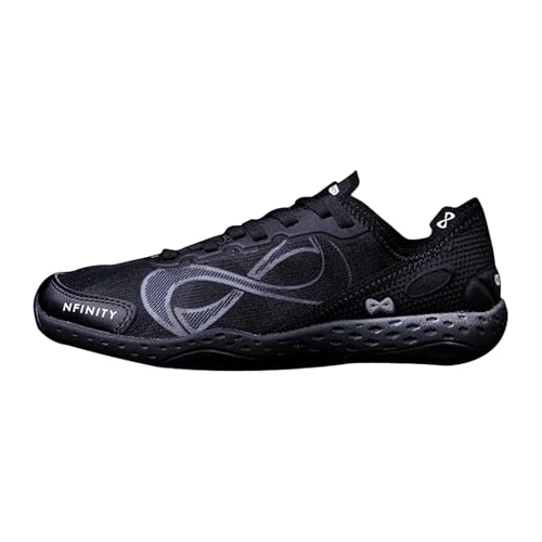 Nfinity Cheer Shoes - Alpha Black Sneakers for Women & Youth - Cheerleading Shoes for Women - Comfortable Womens Athletic Shoes