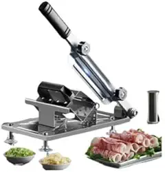 Cortador de carne Manual de aço inoxidável para fatiador doméstico