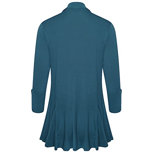 Image of Loxdonz Women's Open Front Cardigans Casual 3 /4 Sleeve Cardigan Soft Lightweight Top