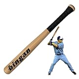 Baseballschläger, 21 Zoll Holzschläger mit umwickeltem Griff, Baseballausrüstung für Kinder, Baseballschläger für Erwachsene, Holzschläger, Holz-, Baseballausrüstung, Baseball