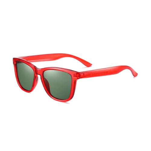 Lunettes de soleil UV400 femme polarisées colorées rouge G15