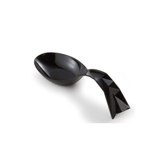 Cucharas de degustacion color negro 30 Uds