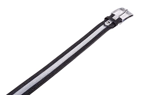 Genuine Stingray Shagreen Skin Leather Long Strip Casual Men's Belt 46" Black2