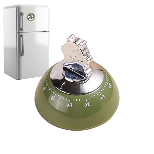Temporizador De Cocina Para Hornear | Cuenta Regresiva Manual Alarma De Sonido,Temporizador Mecánico Visual Para Cocina,Para Escuela Casa Aula Dormitorio Apartamento Estudiantes Chef Enthousiasts S