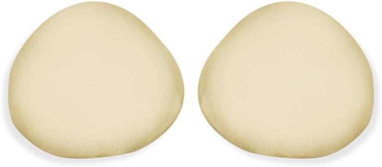 Light Touch Breast Forms- Set of 2 Cotton Breast Prostheses for Mastectomy Recovery, Inserts for Mastectomy Bras