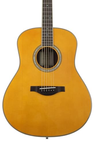 ヤマハ L-シリーズ トランスアコースティックギター ハードギグバッグ付き - ドレッドノート、ビンテージティント