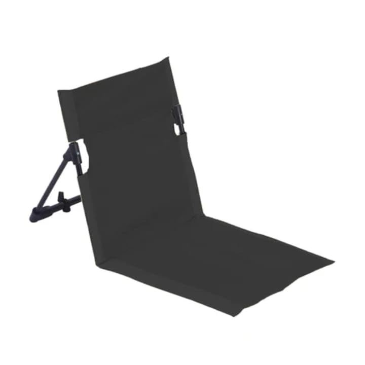 Floor Chair with Back Support Beach Mat Lounge Chair, Outdoors Portable Reclining Foldable Camping Sand Chairs with Backrest for Adults, Include Tote, Ideal Tanning Mat for Sunbathing |-image-34
