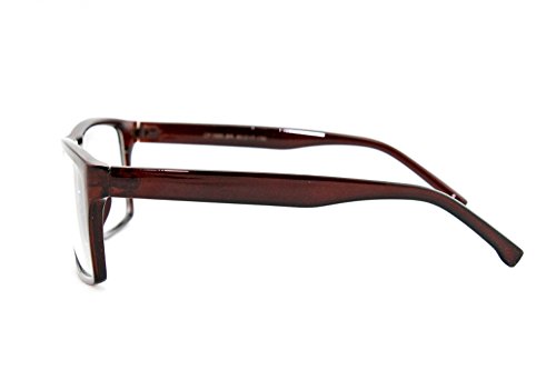 Image of Classic Unisex Squared Fashion Clear Lens Eye Glasses Frame Clear Lens Glasses Men Women