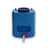 W 160PE Wasserspender, Rukomojnik mit integrierter Seifenablage für Camping, Garage 15L, HE15.RUB-3, Blau