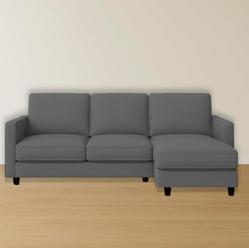 Image of The MM Furniture store Premium Fabric Sofa - Ash (4 Seater - RHS)