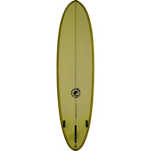 The Critical Slide Society Hermit Longboard Surfboard Jade, 7Ft #TOP1