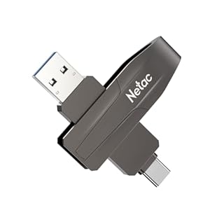Netac 1TB Portable External USB Solid State Drive up to 550MB/s Type-c and USB 3.2 Dual Interface for Data Storage, Expansion of Storage for Photos/Videos/Music/Files, US8