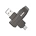 Netac 256GB Portable External USB Solid State Drive, up to 550MB/s Type-c and USB 3.2 Dual Interface for Data Storage, Expansion of Storage for Photos/Videos/Music/Files, US8