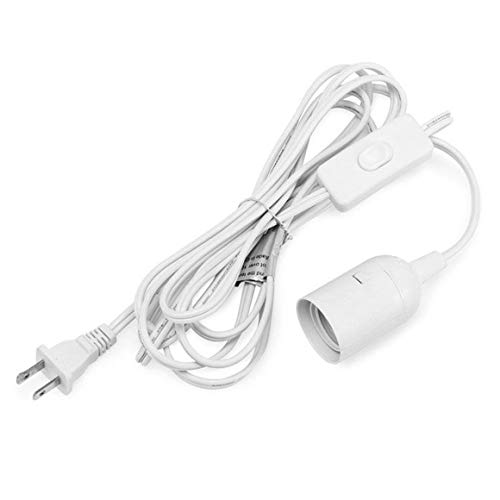 Preisvergleich Produktbild E27 6ft Glühbirnenfassung Halterung hängendes Kabel mit Schalter Hängelampe Paperllong®