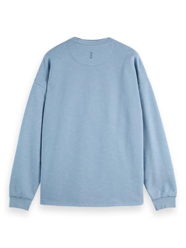 Scotch & Soda Seasonal Core - 3 Crosses Garment-Dyed Sweatshirt – Ansicht 3