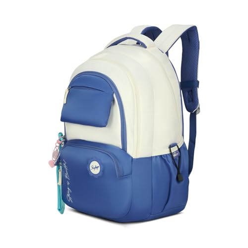 Image of Skybags Celeste 37L Casual Backpack for Girls with 3 Compartment & Adjustable Shoulder Strap | 16 Inch Padded Laptop Sleeve | Quick Access Front Pocket & Rain Cover | Perfect for School & Travel