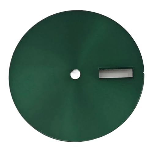 Cadran NH36 montre 28.5mm stérile vert noir jaune modding - 2