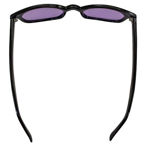 Pacific Coast X-Kd's Biker Purple Lenses Black Frames Sunglasses4