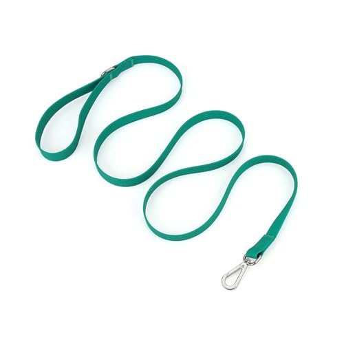 Laisse en PVC durable verte de 2.5cm pour animaux de compagnie - 3