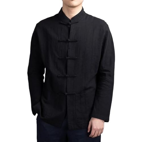 Manteau kung fu ample en lin pour eviter la transpiration